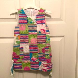 Corky’s Kids Patterned Patchwork Shift Dress